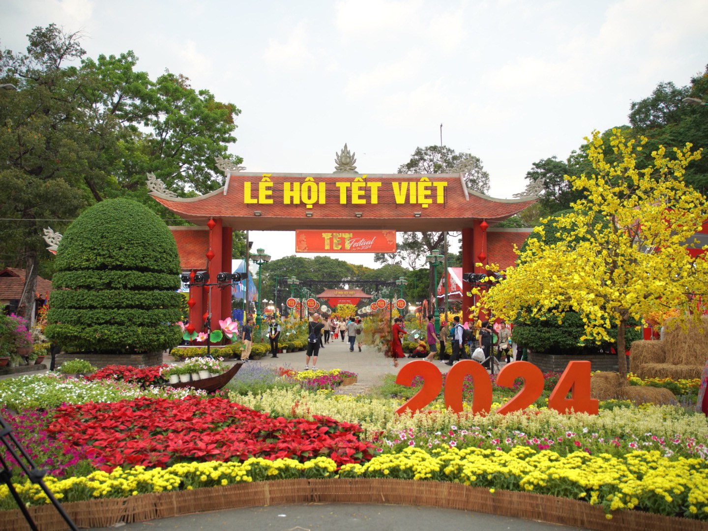 Lễ hội Tết Việt 2024 tổ chức tại Công viên Lê Văn Tám