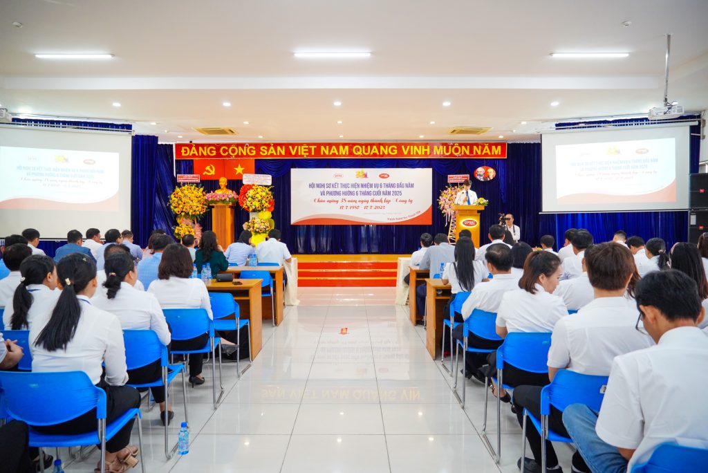 Toàn cảnh Hội nghị Sơ Kết Thực Hiện Nhiệm Vụ 6 Tháng Đầu Năm Và Phương Hướng 6 Tháng Cuối Năm 2025