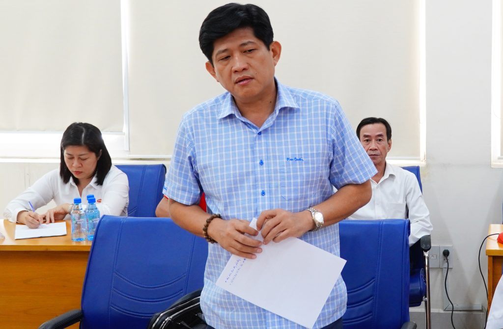 Đồng chí Nguyễn Hữu Nghĩa phát biểu chỉ đạo