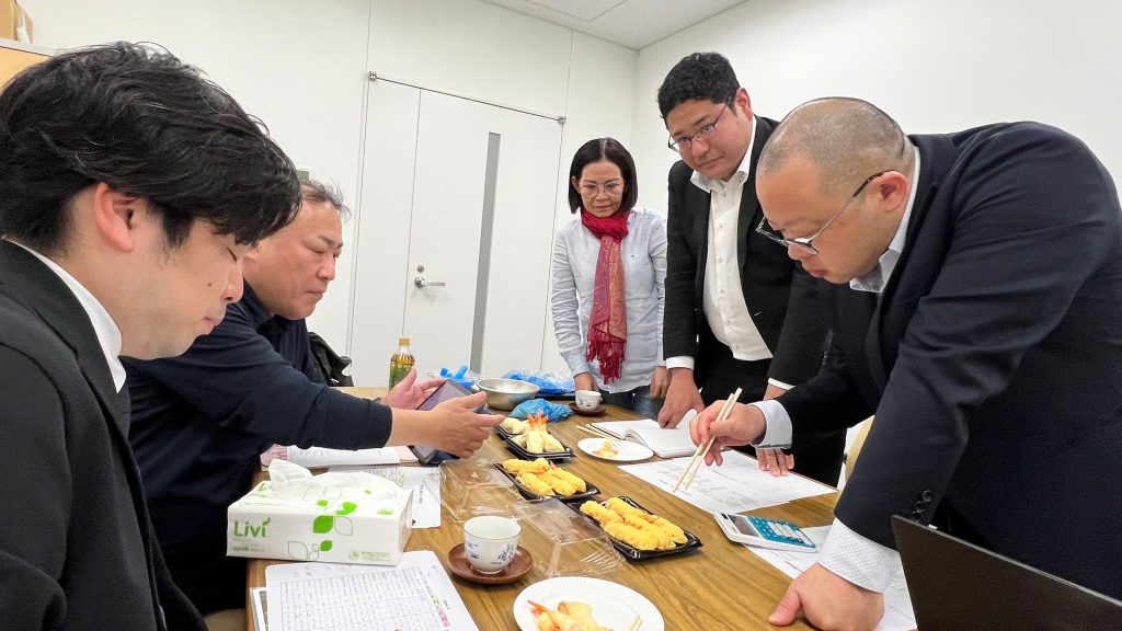 Sản phẩm được chế biến bởi bàn tay khéo léo của NLĐ COFIDEC đáp ứng những yêu cầu khắt khe tại thị trường Nhật Bản